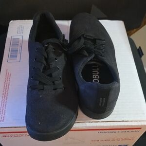 Nobull Canvas Trainer, Black On Black W7.5 NEW